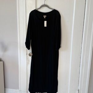 Anthropologie Holding Horses off black dress size L